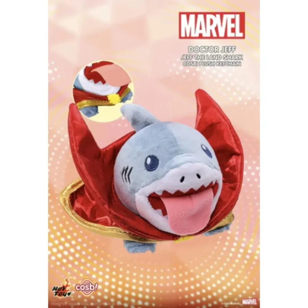 Cosbi x Disney x Marvel Jeff Land Shark Plush Keychain/Charm, Doctor Jeff